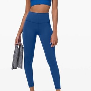 lululemon wunder train high rise 25” size 2